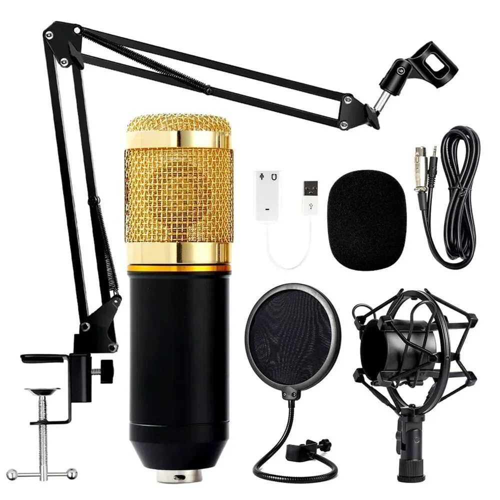Professional USB Mic Kit for Podcasting, Streaming, Gaming on PC